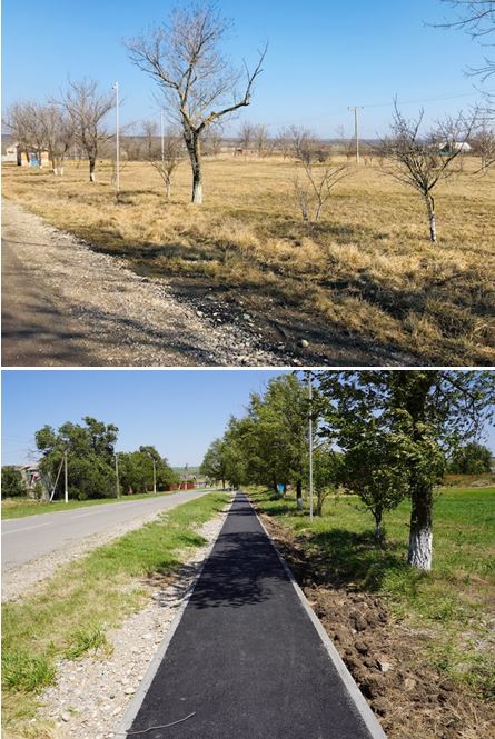 В селе Куршава завершены работы.