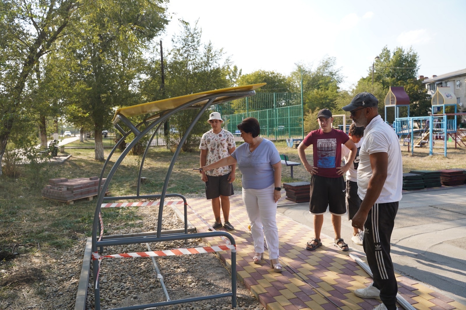 Благоустройство объектов программы местных инициатив в Андроповском округе.