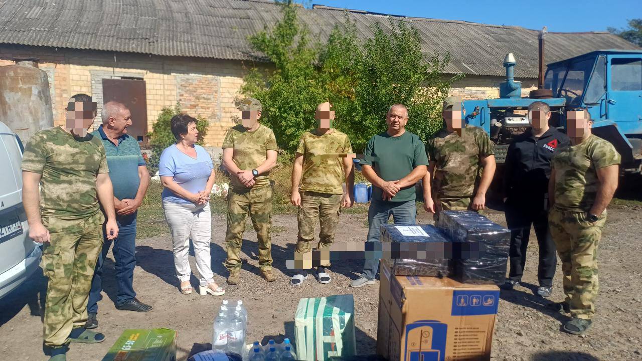 Гуманитарная помощь в зону СВО андроповским бойцам.