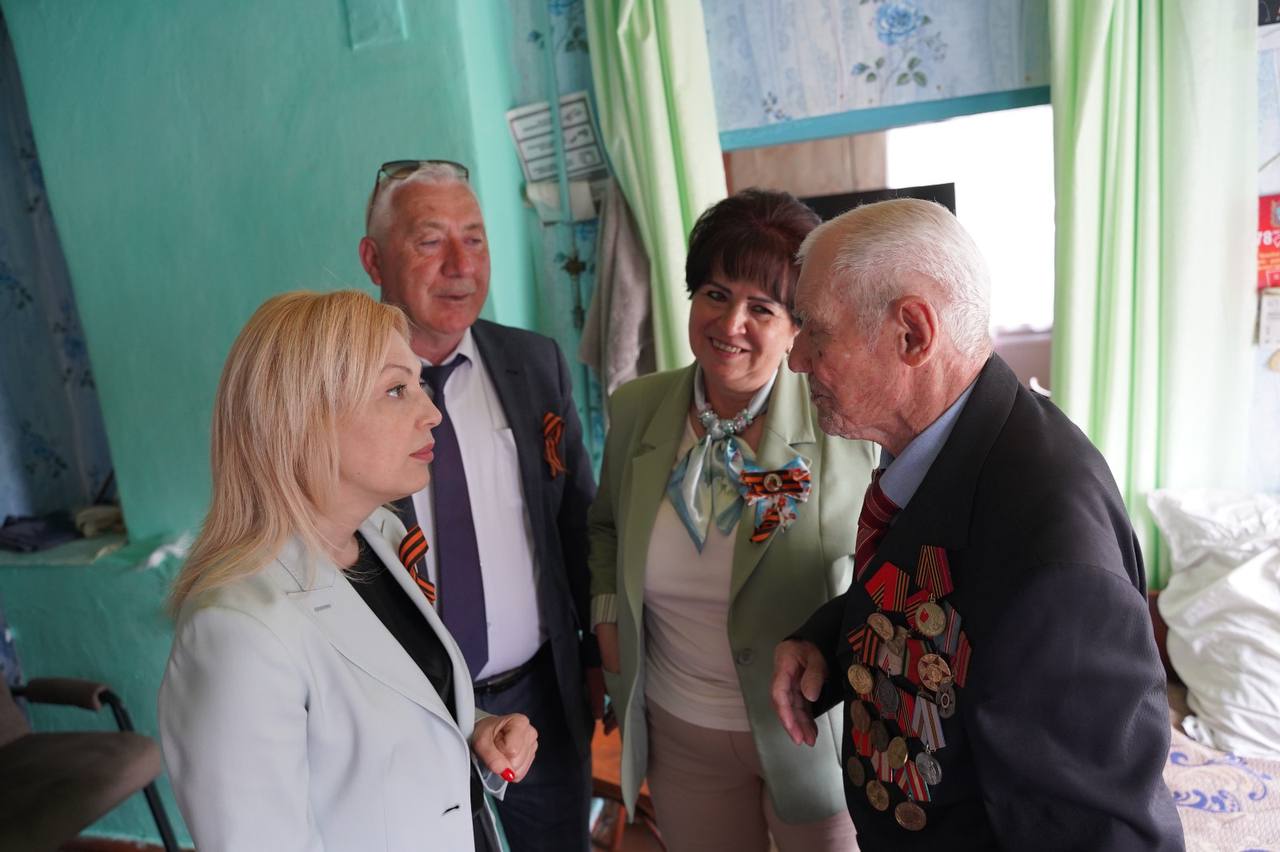 Посещение участника ВОВ.