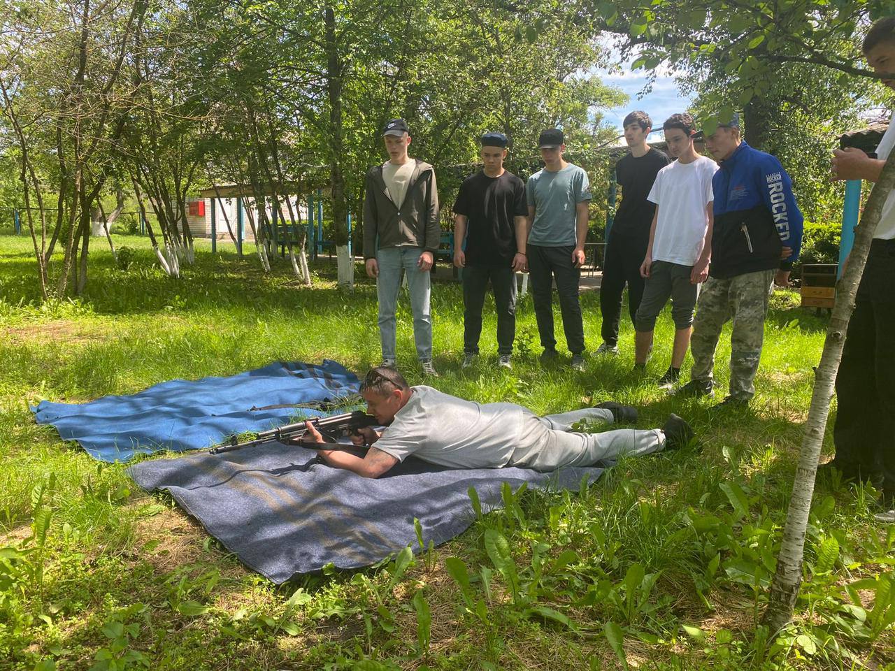 Учебные сборы десятиклассников.