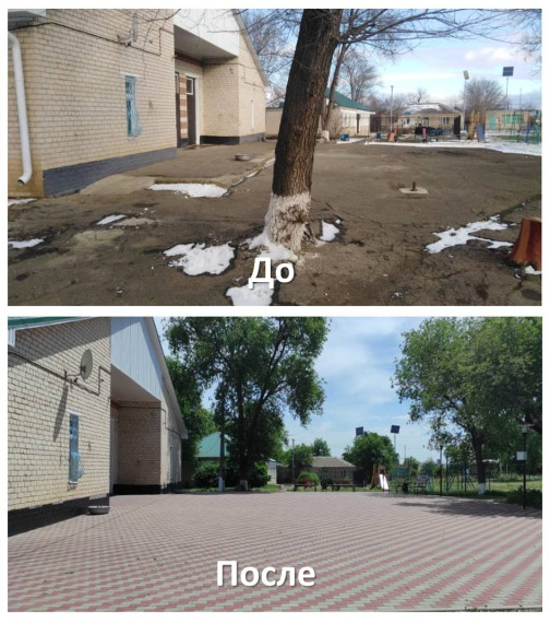 В селе Кианкиз работы завершены. В селе Кианкиз работы завершены.