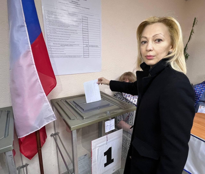 Ольга Тимофеева проголосовала на Ставрополье. Ольга Тимофеева проголосовала на Ставрополье.