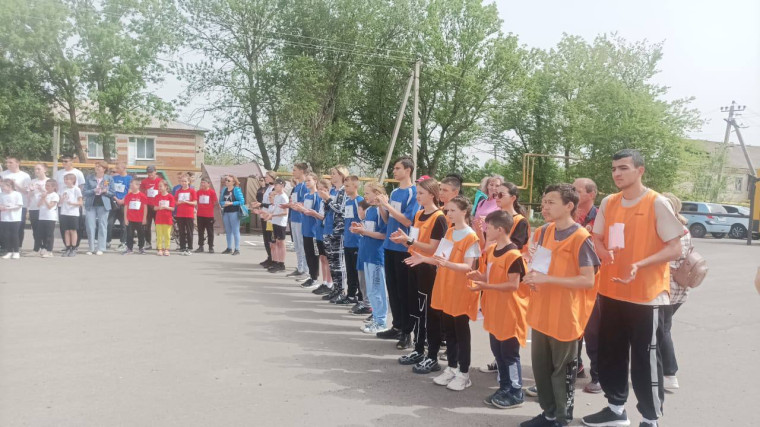 Легкоатлетический забег. Легкоатлетический забег.