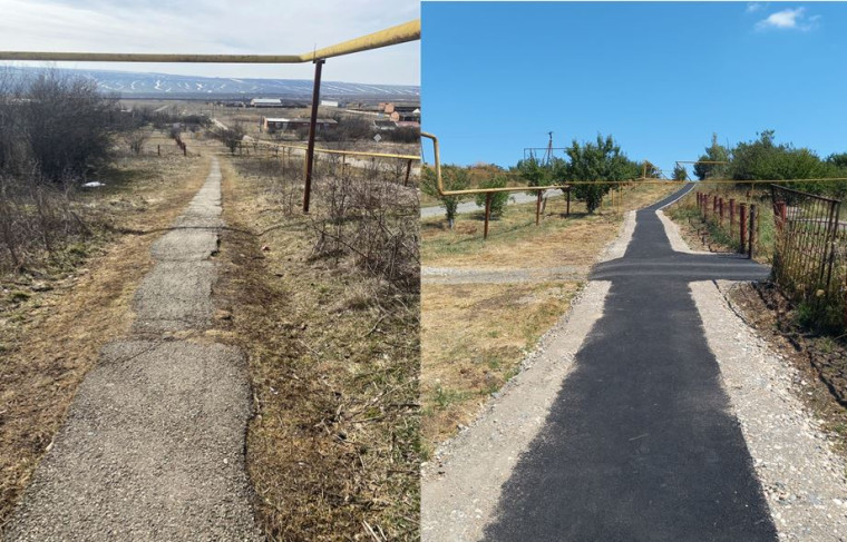 В селе Крымгиреевское завершены работы. В селе Крымгиреевское завершены работы.